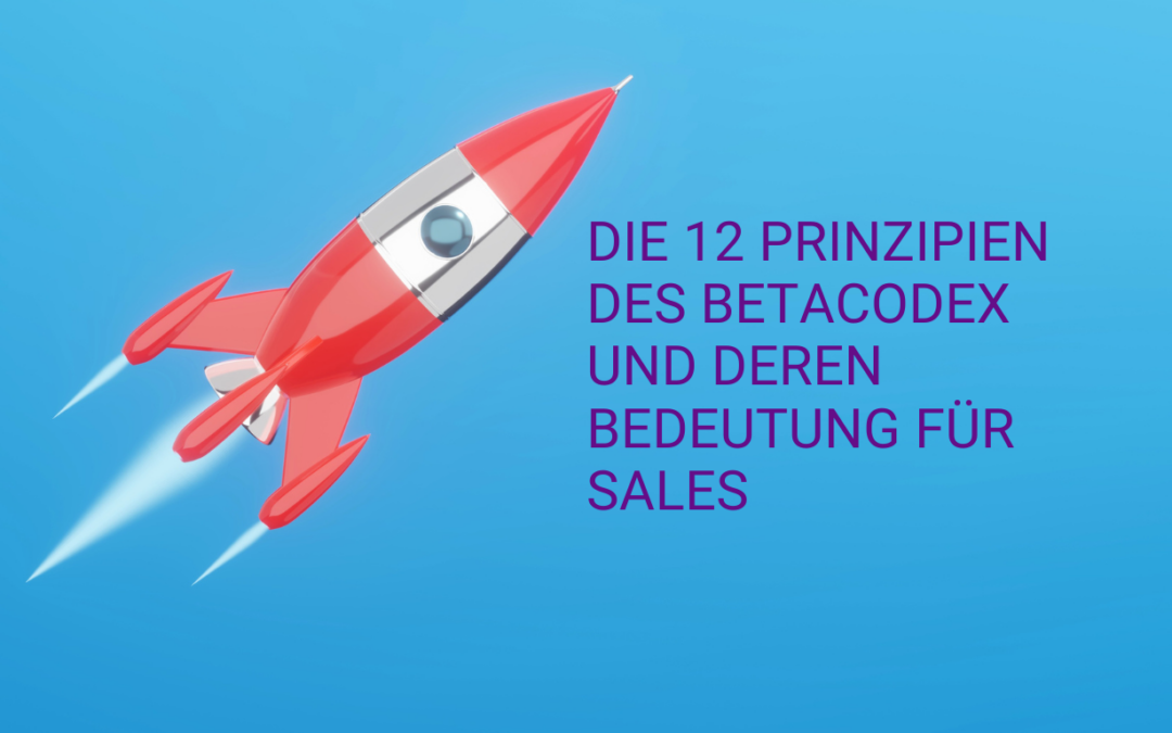 Die 12 Prinzipien des Betacodex und deren Bedeutung für Sales